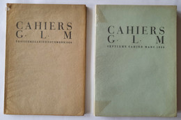 SURREALISME. 2 Ouvrages. Cahiers G.L.M. Troisième Cahier Novembre 1936 Et Septième Cahier Mars 1938 /FREE SHIPPING R - Other & Unclassified