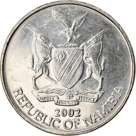 Monnaie, Namibia, 5 Cents, 2002, Vantaa, TTB, Nickel Plated Steel, KM:1 - Namibië