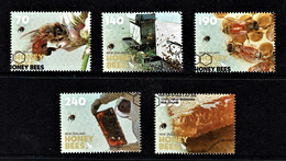 New Zealand 2013 Honey Bees Set Of 5 Used - Used Stamps