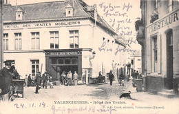 VALENCIENNES-59-Nord- Hôtel Des Ventes -  P. Et G. Giard, Editeurs - KD. Feldpoststation N° 77  - 25/11 - Krieg 14/18 - Valenciennes