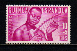 GUINEA SPAGNOLA - 1953 - Musician - MH - Guinea Española