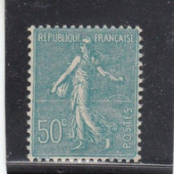 France - Année 1937-39 - Neuf** - N°YT 362 - Semeuse Lignée - 50c Turquoise - Unused Stamps