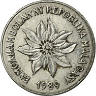 Monnaie, Madagascar, 5 Francs, Ariary, 1989, Paris, TTB, Stainless Steel, KM:10 - Madagaskar