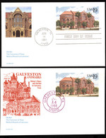 UX155 2 Postal Cards FDC 1991 - 1981-00