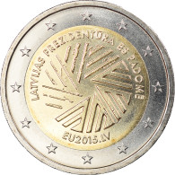 Latvia, 2 Euro, Présidence De L'UE, 2015, SPL, Bi-Metallic - Letonia