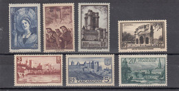 France - Année 1938 - Neuf** - N°YT 388/94 -  Sites Et Monuments Divers - Unused Stamps