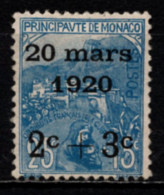 MONACO 1919 / 1921 -  Y.T. N° 35  -  NEUF** - Neufs