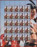 Polynésie Française / Tahiti - Planche De 25 Timbres Neufs à 20 F / 17-01-2022 / Droits De La Femme - Unused Stamps