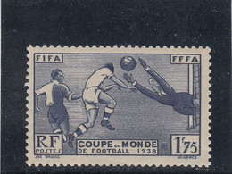France - Année 1938 - Neuf** - N°YT 396 -  3è Coupe Du Monde De Football à Paris - Nuevos