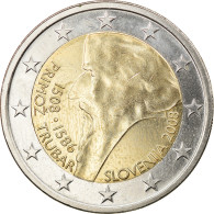 Slovénie, 2 Euro, Primoz Trubar, 2008, SPL, Bi-Metallic - Slovenië