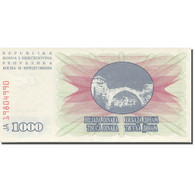 Billet, Bosnia - Herzegovina, 1000 Dinara, 1992, KM:137a, NEUF - Bosnië En Herzegovina