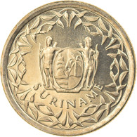 Monnaie, Surinam, 25 Cents, 1989, SPL, Nickel Plated Steel, KM:14A - Surinam 1975 - ...