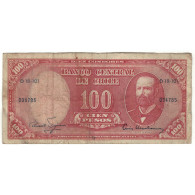 Billet, Chile, 10 Centesimos On 100 Pesos, KM:127a, B - Cile