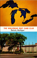 Michigan Detroit The Wolverine Post Card Club - Detroit