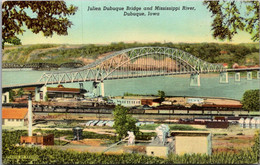 Iowa Dubuque Julien Dubuque Bridge And Mississippi River - Dubuque