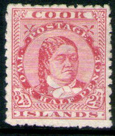 COOK IS. Sello Nuevo REINA MAKEA TAKAU ARIKI X 2½ P. Año 1893 – Valorizado En Catálogo U$S 55.00 - Cookinseln