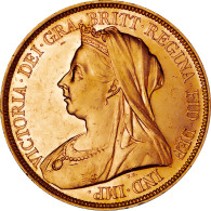 Angleterre 5 Souverain Victoria, "buste Du Jubilé" 1893 Londres - 5 Pond
