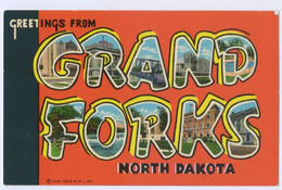 Greetings From Grand Forks - North Dakota - Grand Forks