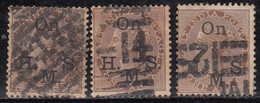 British East India Used On H.M.S. Service, 1874, One Anna Shades, Official. - 1854 Britische Indien-Kompanie