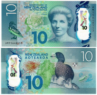 New Zealand 10 Dollars 2015 UNC - Nueva Zelandía