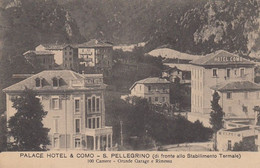 SAN PELLEGRINO-BERGAMO-PALCE HOTEL & COMO CARTOLINA  NON VIAGGIATA ANNO 1915-1925 - Bergamo