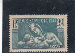 France - Année 1939 - Neuf** - N°YT 419 - Au Profit De La Société De Prophylaxie Sanitaire Et Morale - Unused Stamps