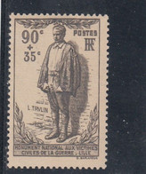 France - Année 1939 - Neuf** - N°YT 420 - Monument Aux Victimes Civiles De La Guerre 14/18 - Unused Stamps