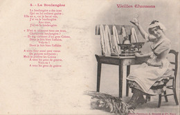 BAC22 - ILLUSTRATEUR  BERGERET    VIEILLES CHANSONS   LA  BOULANGERE  N° 4 - Bergeret