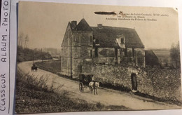 Delcampe - Cpa, 60 Oise, Verberie Ferme De Saint Germain Sur La Route De Rhuis, Animée Attelages, éd Letellier - Verberie