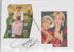 Original Autogramm Carolin Reiber /// Autogramm Autograph Signiert Signed Signee - Autographes