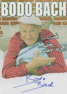 Original Autogramm Robert Treutel Bodo Bach /// Autogramm Autograph Signiert Signed Signee - Autographes