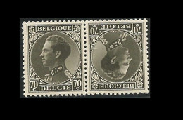 Timbres KP16 Tête-bêche Léopold III - 1934 (Col Fermé) (Kopstaande Zegels) - Tête-bêche [KP] & Interpanneaux [KT]