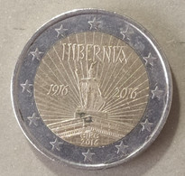 2016  - IRLANDA  - MONETA IN EURO - (COMMEMORATIVA)  DEL VALORE DI 2,00  EURO - USATA - Ireland