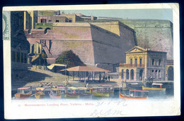 Cpa De Malte Malta Valletta -- Marsamuscetto Landing Place    AOUT22-49 - Malte