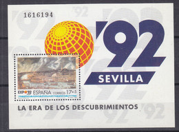 Espagne - Yvert BF 49 ** - Expo Sevilla 92 - - Blocs & Hojas