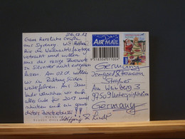 101/615    CP AUSTRALIA  TO GERMANY  2012 - Storia Postale