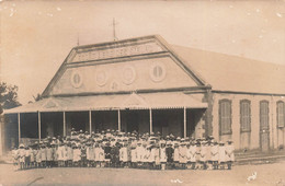 CPA NOUVELLE CALEDONIE - Carte Photo Ecole Libre Des Soeurs - St Joseph De Cluny Année 1920 - - New Caledonia