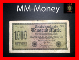 GERMANY  Reichsbanknote  1.000  1000 Mark  15.9.1922  P. 76  Fine - 1.000 Mark