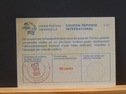 101/625B   COUPON-REPONSE INTERNATIONAL 1981   65C - Altri & Non Classificati