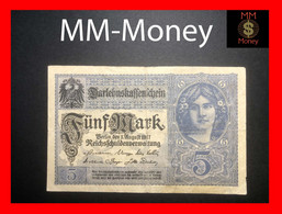 GERMANY  5 Mark  1.8.1917  P. 56  Fine - 5 Mark