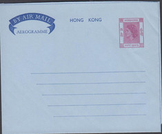 1955. HONG KONG. AEROGRAMME Elizabeth FIFTY CENTS  - JF427142 - Enteros Postales
