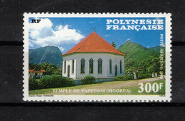 POLYNESIE   Timbre Neuf **  De 1986 ( Ref 2653 B)   Poste Aérienne - Religion -Temple à Moorea - Ungebraucht