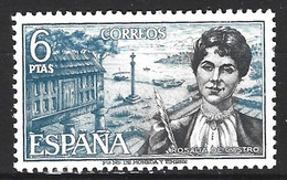 ESPAGNE. N°1520 De 1968. Rosalia De Castro. - Ecrivains