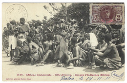 Afrique Occidentale - COTE D' IVOIRE - Groupe D' Indigènes (Ebriés) - Ed. Collection Générale Fortier, Dakar - Côte-d'Ivoire