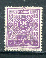 MAROC- Taxe Y&T N°54- Oblitéré - Portomarken