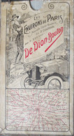 Automobiles De Dion Bouton - Cartes Routières En 5 Couleurs - Les Environs De Paris - Ardennes - Normandie - A. Labatut - Cartes Routières