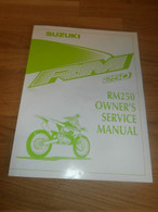 Suzuki RM 250 , Bj. 1999 , Reparaturhandbuch , Handbuch , Owners Manual , Motocross , Handbuch , Oldtimer !! - Motos