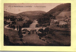 CPA 12 Route De Neussargues à Laguiole Le Pont De Lanneau - Laguiole