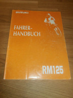 Suzuki RM 125 , Bj. 1992 , Reparaturhandbuch , Handbuch , Owners Manual , Motocross , Handbuch , Oldtimer !! - Motos