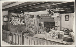 Old Guernsey Kitchen, Saumarez Park, C.1950 - Norman Grut RP Postcard - Guernsey